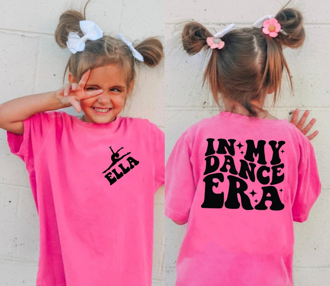In My Dance Era Shirt for Girls With Custom Name, Personalized Dancer ...