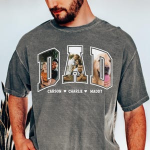 Funny Father’s Day Shirt with Baby Face, Personalized Dad Shirt with Photo, Custom First Father’s Day Gift, Meaningful Dad Gift from Kids
