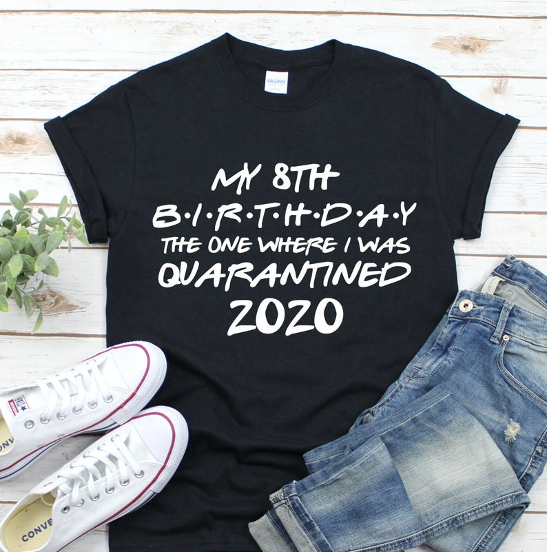 Birthday quarantine shirt Social Distancing Birthday Gift image 0