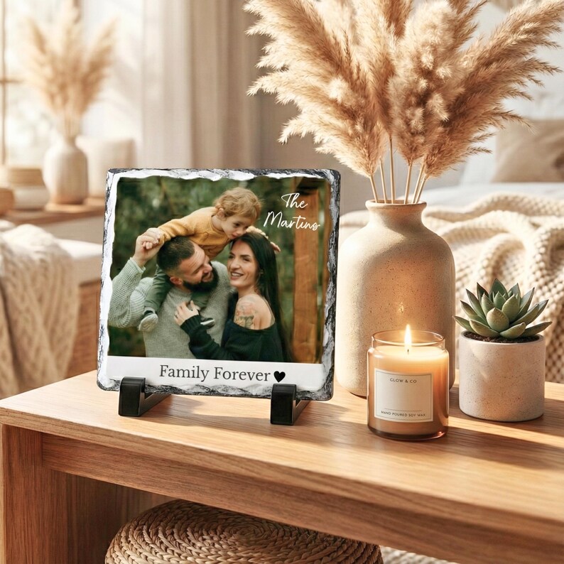 Custom Photo Slate Plaque – Personalized Stone Photo Gift Home Decor - Etsy