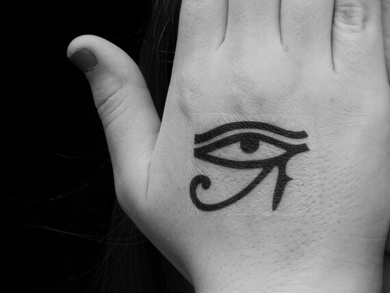 Oeil Dhorus Tatouage Temporaire Tatouage égyptien Antique