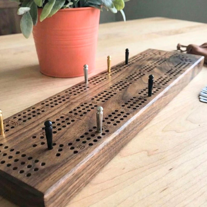 Engagement Cribbage Board - Etsy
