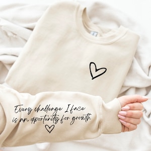 Positive Affirmations Mental Health Awareness Sweatshirt, Positive Sweatshirt, Motivational Sweater, positive quotes shirt for women