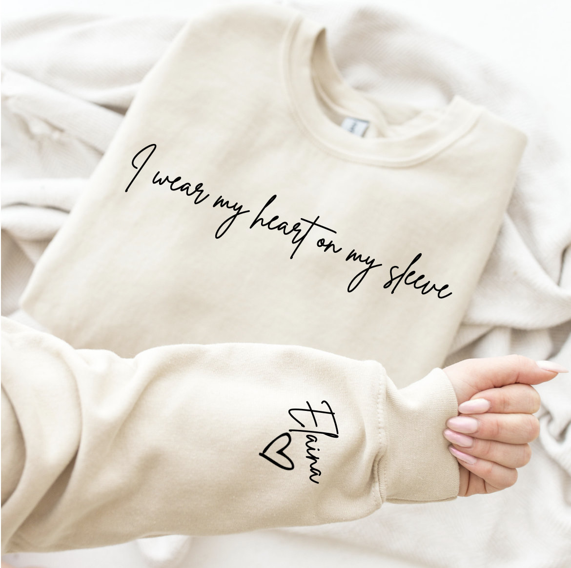 Why Choose Our Heart on Sleeve Personalised Sweatshirt? Why Choose Our Heart on Sleeve Personalised Sweatshirt?