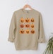 Pumpkin faces Shirt, cute Halloween Sweatshirt, women's Fall Sweatshirt, womens fall shirt, Jack-o-Lantern Sweatshirt, Fall Sweater 