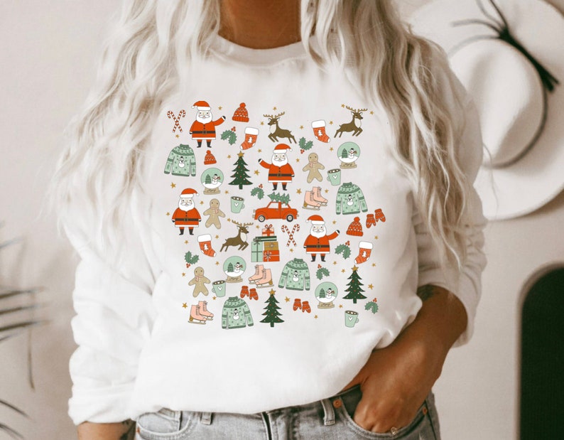 Christmas Sweatshirt Holiday Shirt Little Things favorite image 1