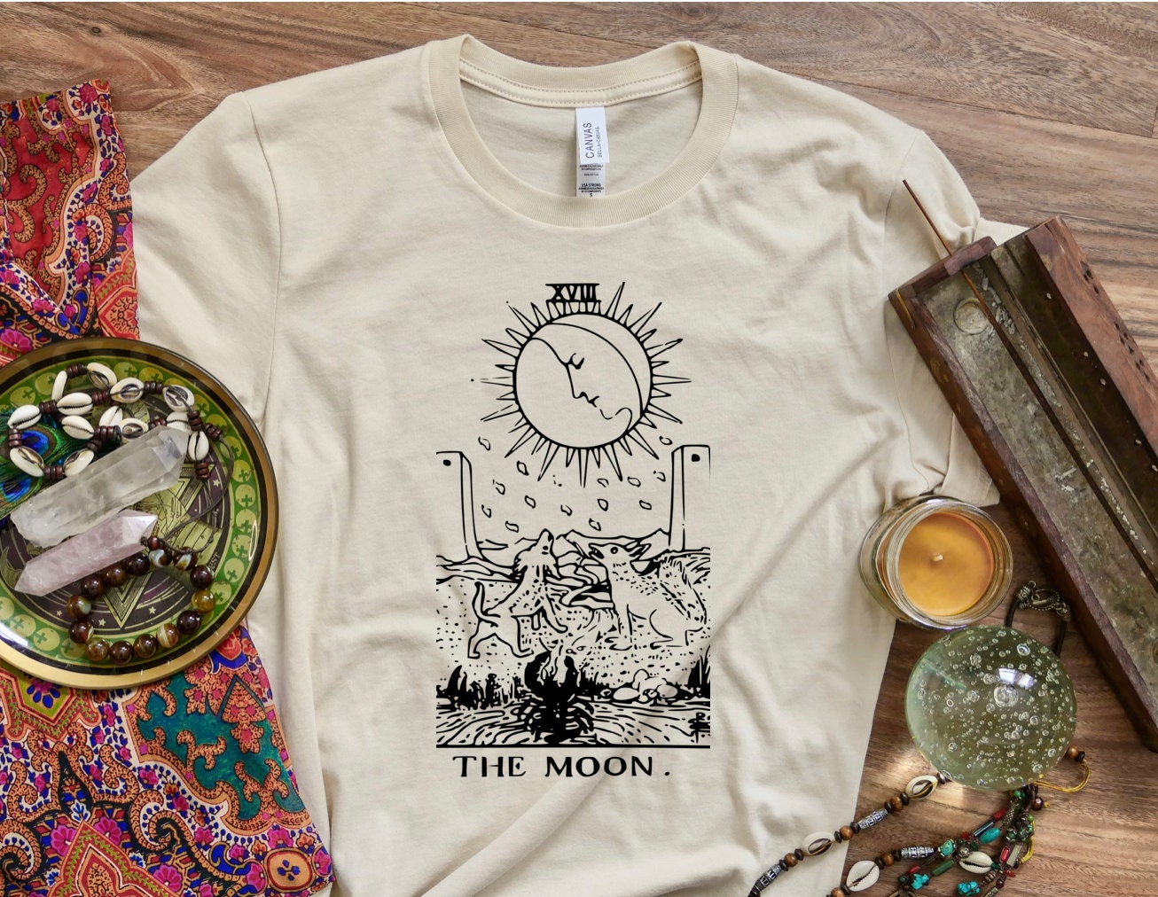 the moon tarot shirt