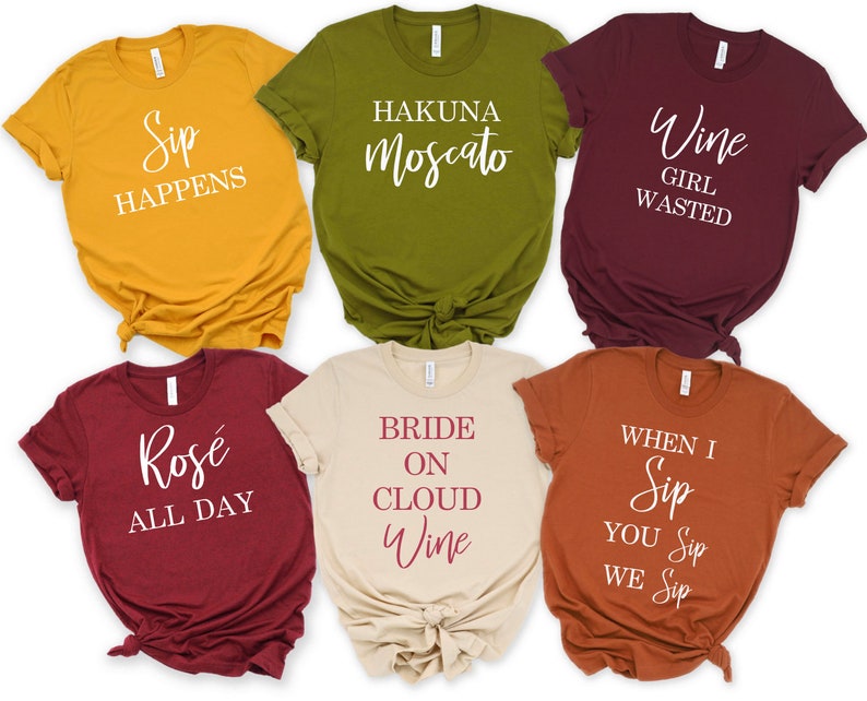 Wine Bachelorette Party Shirts. Wine Tasting Bachelorette - Etsy
