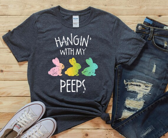 PEEPS Shirt Funny Easter Shirts | Etsy 