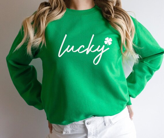 Lucky sweatshirt womens Clearance