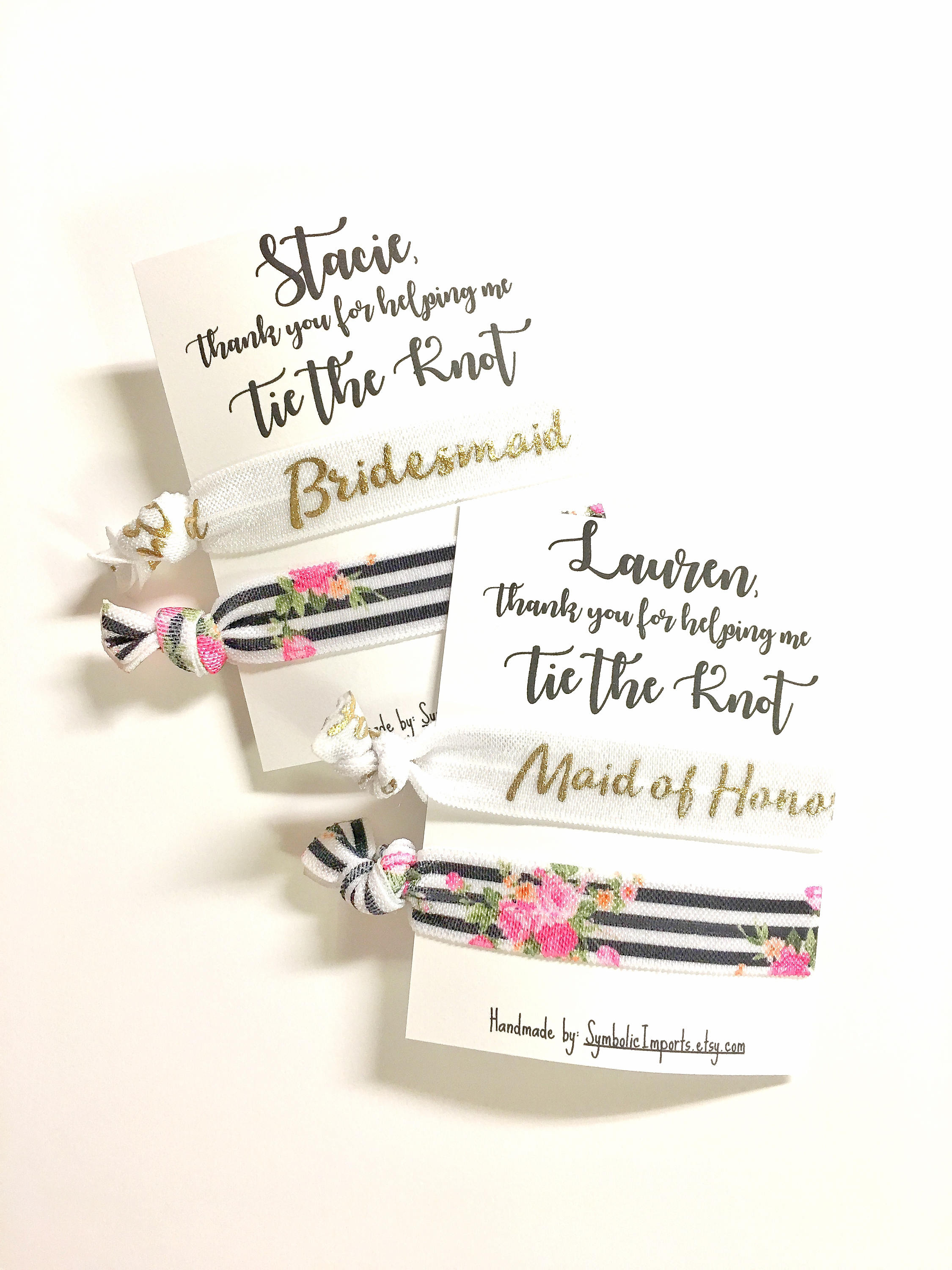 Will You Help Me Tie the Knot Will you be my Bridesmaid | Etsy