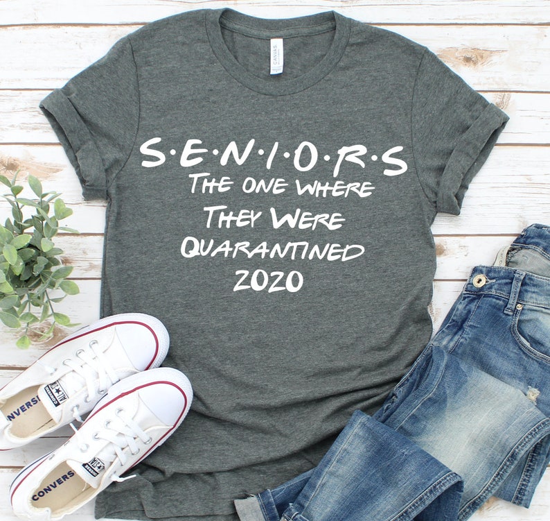 seniors quarantine shirt the one where graduation quarantine image 0