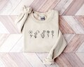 Custom Birth Month Birth Flower Sweatshirt, Mothers Day Gift, Gift for Her, Gift for Mom, Plant Mom Gift, Gift for Grandmother, Flower Shirt