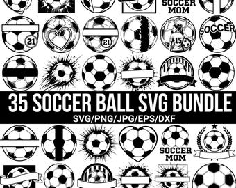 Soccer Svg, Soccer Svg Bundle, Soccer Ball Svg, Soccer Mom Svg, Game Day Svg, Soccer Heart Svg, Soccer Team, Soccer Split Name, For Cricut