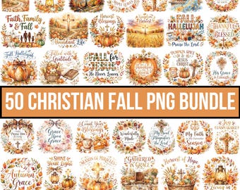Christian Fall PNG Bundle, Bible Verse PNG, Faith Quotes, Coquette Christian, Autumn Faith Sublimation, Pumpkin Season Png, Cut For Cricut