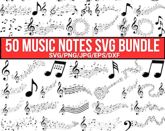 Music Notes Svg,Music Notes Svg Png Bundle,Music Symbols Svg,Musical Notes Svg, Music Notes Png Clipart, Music For Cricut Instant Download