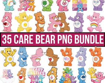 Care Bears Belly Badges PNG Bundle, Cute Cartoon Rainbow Png, Care Bears huge Png, Bears Png, Cut Bears Png, Care Bears Clipart, for Cricut