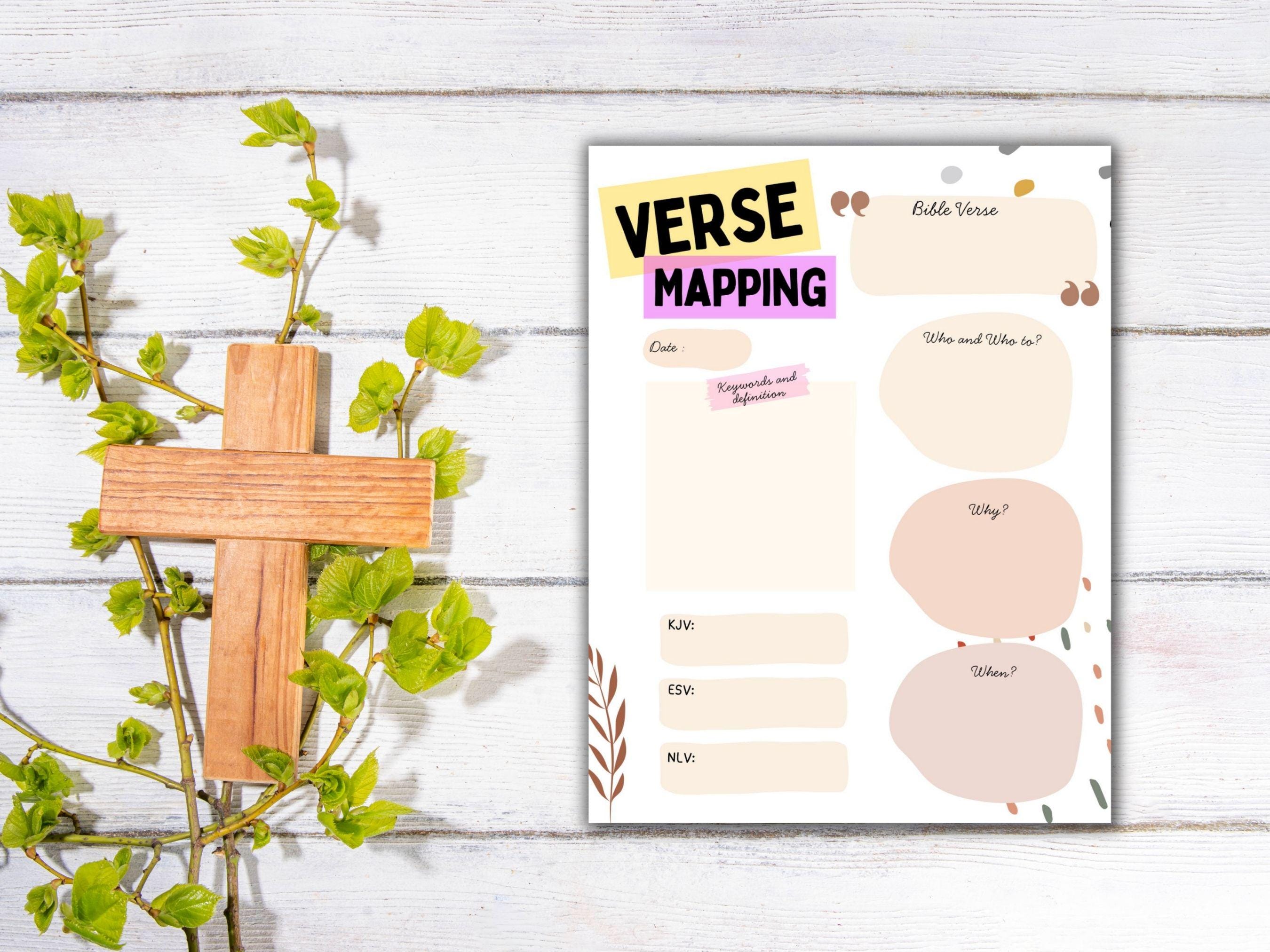 Sermon Message Map Verse Mapping, Bible Verse Mapping, Verse Mapping Template, Bible Study ...