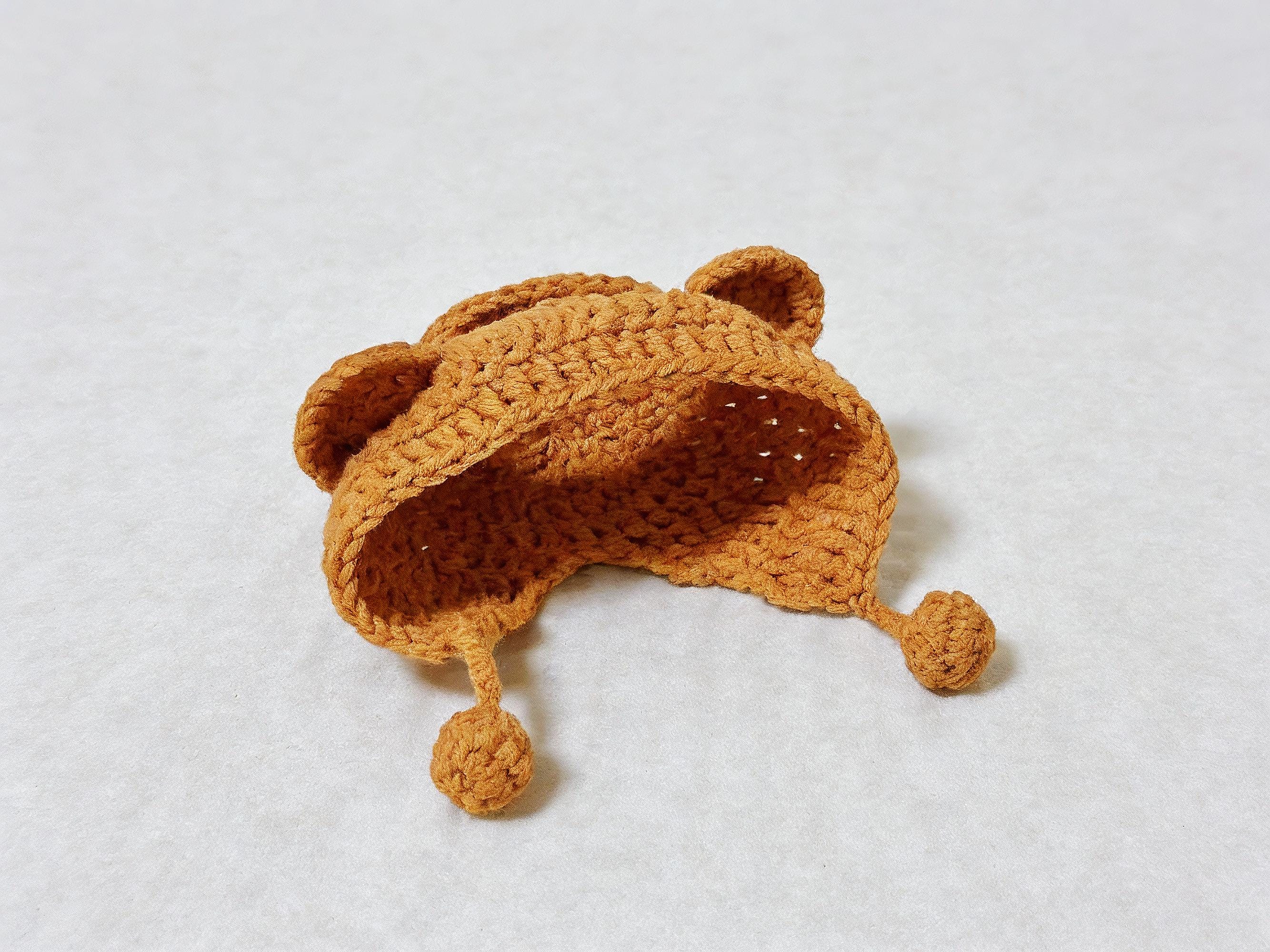 30 Unique Crochet Hats That Are Sure To Amaze You! 24 Bear Ear Doll Hat