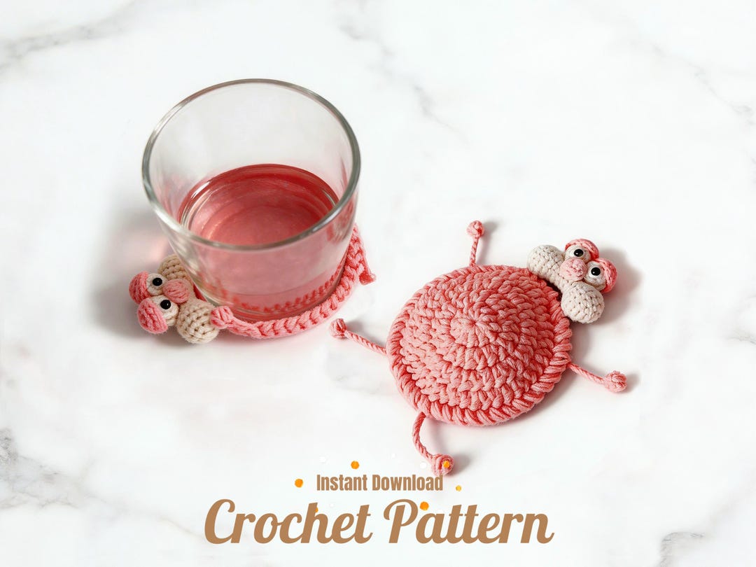 Häkelanleitung für einen Leoparden-Untersetzer (Pop-up), Amigurumi ...