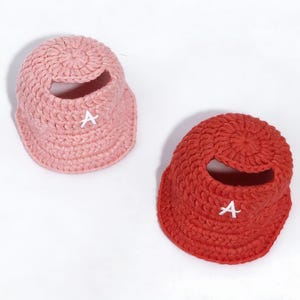 Virkmönster för kaninkeps 17 cm i PDF-format – Amigurumihatt | Tillbehör till plyschdocka