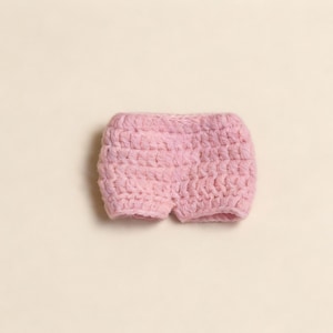Patrón de ganchillo en PDF para pantalones de conejito de peluche de 17 cm – Pantalones amigurumi ajustables, parte inferior del atuendo para conejito