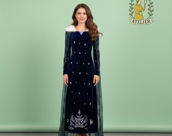 Snow Princess Costume For Ladies - Fairytale Classical Book Week Fancy Dress Outfit