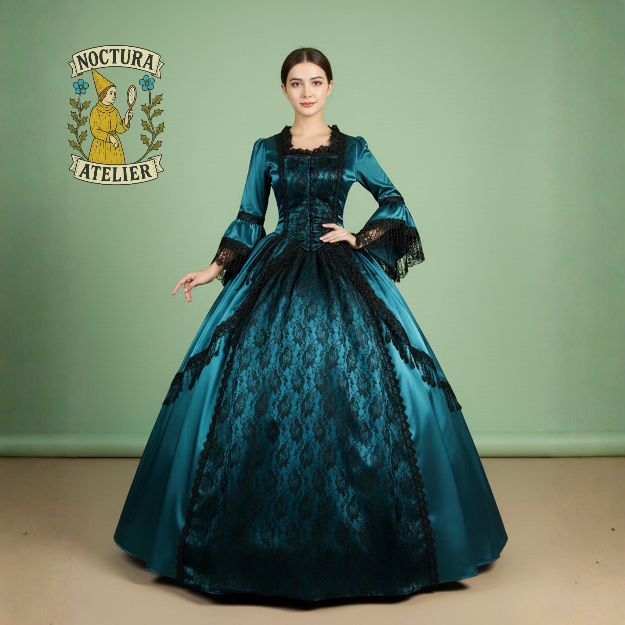 Baroque Formal Dress - Etsy