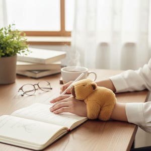Chill Capybara Plush - Ultramjukt gosedjur, present till djurälskare och kawaii-kollektioner