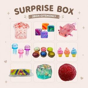 Squishy Mystery Box – Random Soft Collectible Surprise Toy (1 Item)