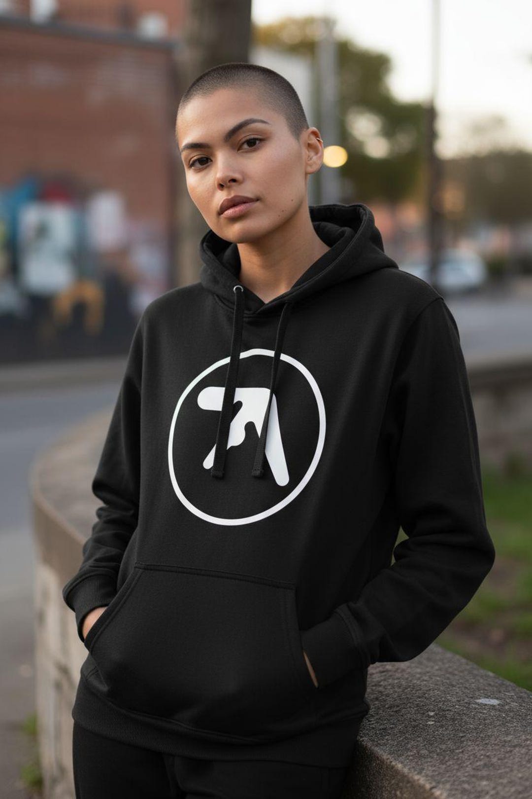 Aphex Twin Logo Hoodie: Rave Ready Black Hoodie Swag - Etsy