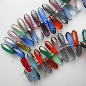 Holiday Czech Glass Daggers