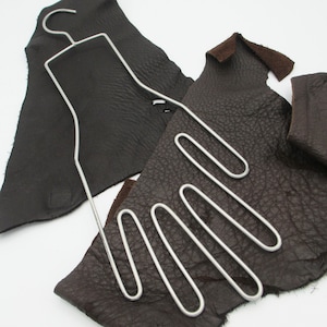Vintage Metal Glove Washer & Dryer Pair ~ One Form, Glove Hanger, Glove Form, Glove Stretchers