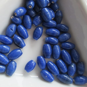 Blue Beads from India. 50 count