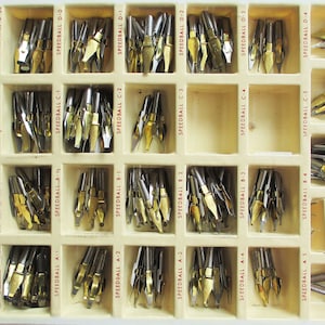 Neuer Alter Vintage Stock Speedball Kalligraphie Stift Nibs