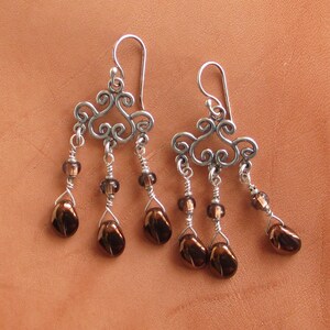 Shibui & Daughters&#39; Glass Beads with Sterling Silver Earrings