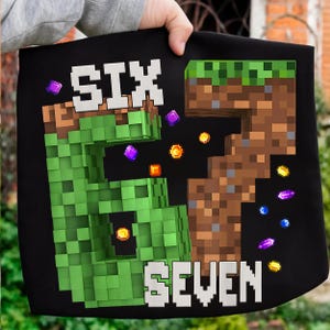 Trending Six Seven Meme Spiel Jungen Kinder Png, Spiel 67 Png, Lustig 67 Png, ich war 6, jetzt bin ich 7, lustiger 6 7 Gamer, lustiges 67 Gamer Kid, Geschenk für Gamer