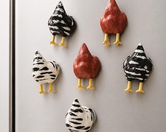 1/3PCS Chick Butt Fridge Magnet Funny Animal Kitchen MagnetStrong Hold Decorative Refrigerator MagnetOffice Whiteboard, Locker Decor Gift
