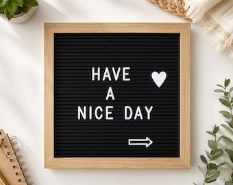 DIY Plastic Letter Message Board Creative Decorative Craft Display Board Home Decor Sign Board Birthday, Graduation Idea