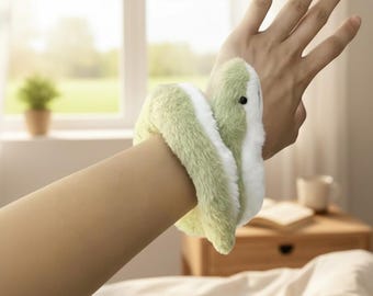 Peluche de serpiente verde caprichoso / Animal de peluche suave para el Año de la Serpiente y la decoración del hogar