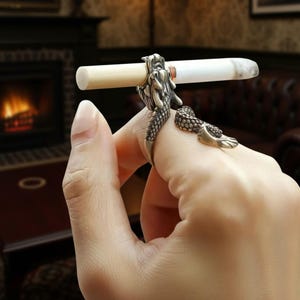 party city fake cigarettes 1920s Cigarette Holder, Black, 11-in, Wearable Costume Accessory for Halloween party city fake cigarettes 1920s Cigarette Holder, Black, 11-in, Wearable Costume Accessory for Halloween