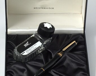 Vintage 1970s Montblanc 320(P) 14K 585 EF Nib Fountain Pen W