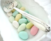 Vintage Silver Plate Custom Wedding Cake Server - Wedding Table Setting - Tupperware Rose 1955