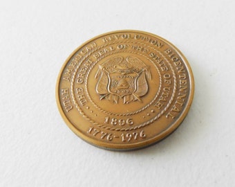 Utah American Revolution Bicentennial Medal Or Coin 1976 Memorabilia Art Collectibles Aloli Ru