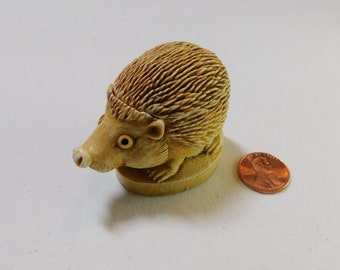 Silver Toned Porcupine Oval Trinket Jewelry Box