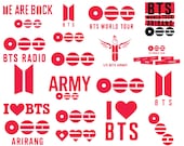 Digital Download BTS Arirang World Tour 2026 Svg Bundle, BTS Fan Concert Shirt SVG, Music Tour Designs, Kpop Inspired Svg Files for Cricut
