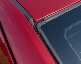 BMW E36 Rear Window Seal Corner Trim | Rubber Retrofit Kit, DIY Restoration Part