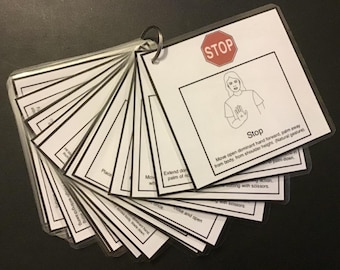 AUSLAN- Keychain visuals.