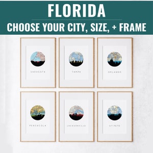 Florida Beach Dekor, Key West Florida Kunst, Miami Florida Kunst, Gainesville Florida, Strandliebhaber Geschenk, Florida Wasserliebhaber Geschenk, Florida Karte