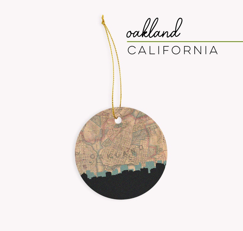 PaperFinchDesign California City Skyline Ornament - Thumbnail 3